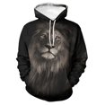 thumbnail image 4 of Sudadera con capucha con estampado de animales y león para hombre, sudaderas con capucha de moda con estampado digital, sudaderas casuales holgadas de gran tamaño, 4 of 4