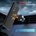thumbnail image 5 of Galaxy A53 5G Case, Samsung Galaxy A53 5G Case with HD Screen Protector, [Military Grade] Shockproof Protection Case with 360° Magnetic Built-in Ring Kickstand Case for Samsung A53 5G, Black, 5 of 7