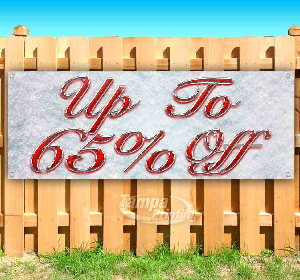 Store Closing Banner Sign 13 oz Heavy Duty Vinyl Banner with Metal Grommets Going Out of Business 15 x 36 Clearance Signs Store Sign Advertising Flag B