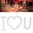 thumbnail image 4 of Smokeless Tea Light Candles, 2 Hours Burn Time, Decorative for Party, Restaurant, SPA, 50pcs, 4 of 7