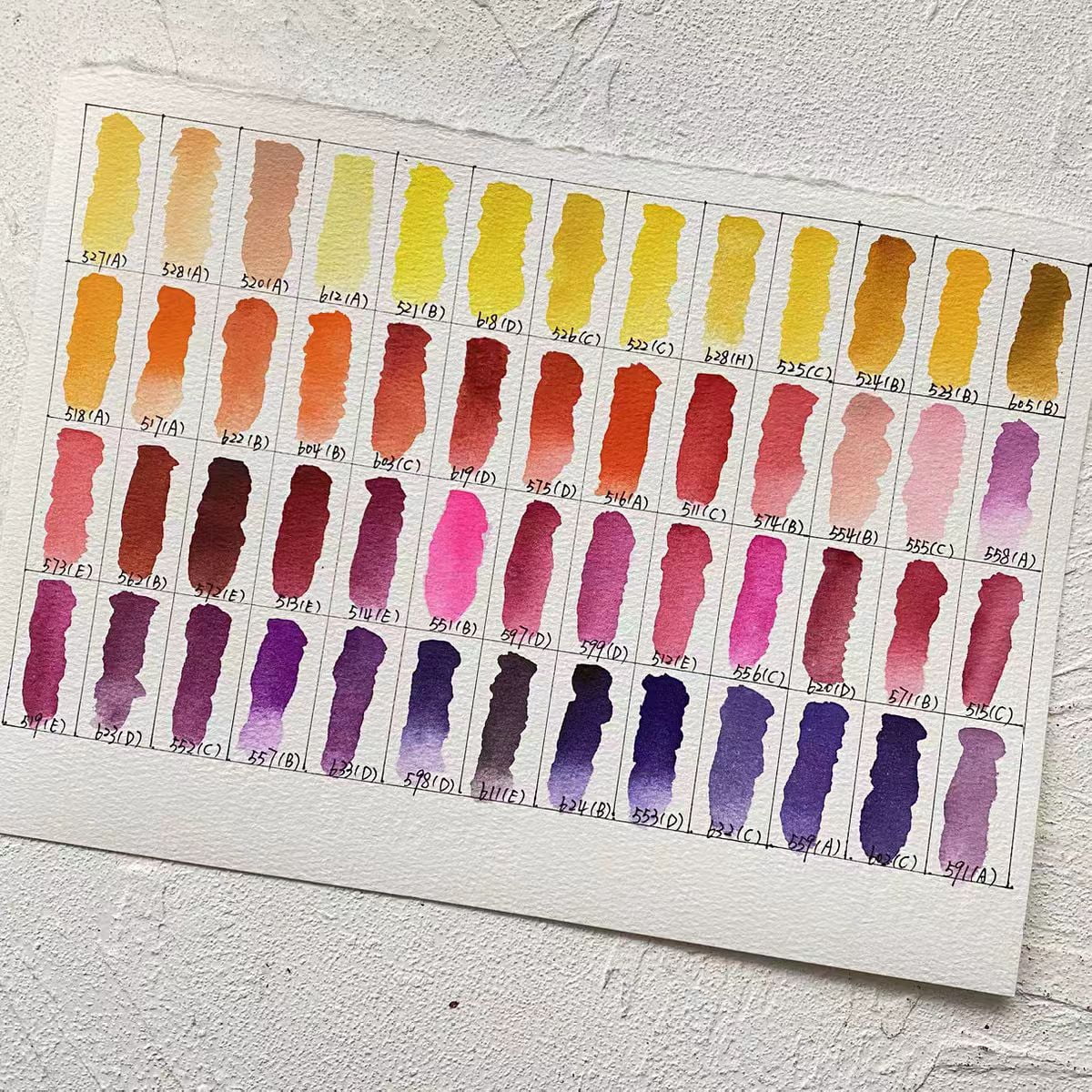 Mijello Mission Gold Class Pure Pigment Watercolor Handmade 126 color 0.5ml iron box+color card