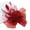 Claret, variant on Feathered Small Top Hat Tulle Fascinator Hat For Ballroom Dances And Celebration 1920S Flapper Headwear for Masquerades
