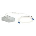 thumbnail image 1 of Westinghouse Lighting 5205000 11 Watt Dimmable Energy Star 5-Inch Slim 5 inch, Selectable Recessed LED Downlight, White, 1 of 1