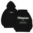 thumbnail image 2 of Christian Hoodies for Men 2025 Bible Verse Graphic Hoodie with Pockets Hooded Sweatshirt Pullover Tops, 2 of 7