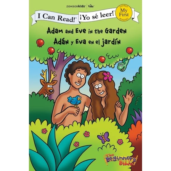 Pre-Owned Adam and Eve in the Garden / Adán Y Eva En El Jardín (I Can Read! My First Shared Reading (Zonderkidz)) Paperback
