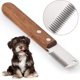 thumbnail image 1 of 1 Uds., cuchillo recortador de mano izquierda, cuchillo pelador profesional para perros con mango de madera ergonómico Rojo Verde Cocina, Decoración y Otros, 1 of 5