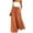 Saffron #004, variant on Women Polka Dot Wide Leg Palazzo Pants, Bohemian Elastic High Waist Long Culottes with Pockets, Casual Loose Fit Flowy Trousers for Daily Vacation Beach Wear, L