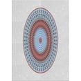 thumbnail image 1 of Ahgly Company Machine Washable Indoor Rectangle Transitional Water Blue Area Rugs, 4' x 6', 1 of 7