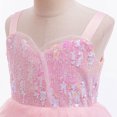 thumbnail image 6 of Glinda Costume for Girls Halloween Cosplay Dress Birthday Gown, 6-7Y, 6 of 9