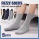 thumbnail image 4 of Calcetines peludos antideslizantes y abrigados para hombre floconssy, 5 pares, 4 of 7