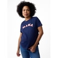 thumbnail image 4 of Ingrid & Isabel For Every Belly Women's Maternity Short Sleeve Relaxed Crew Graphic Tee, Sizes S-XXL, 4 of 10