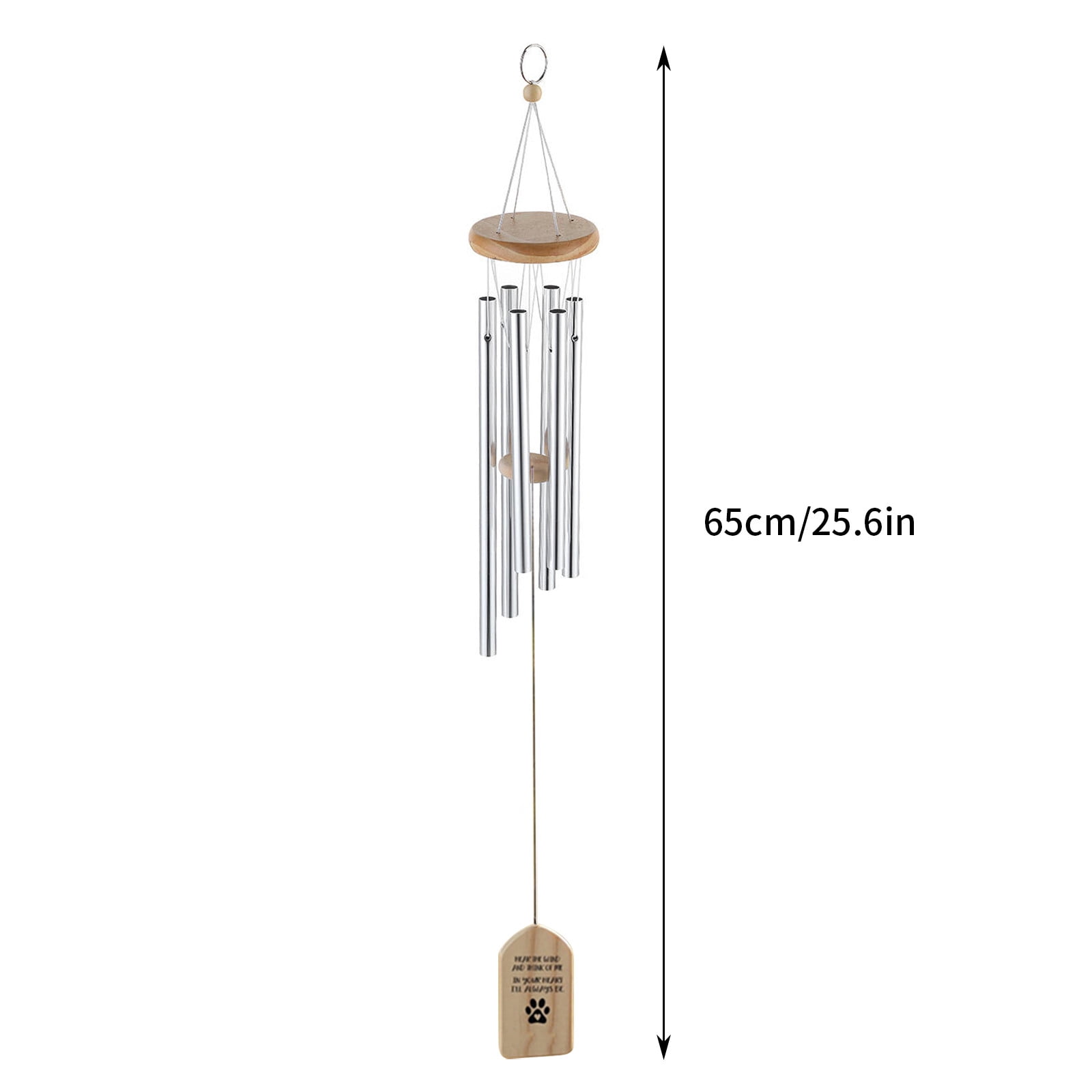 JilgTeok 3 Packs Pet Customized Memorial Wind Chimes Customized Wind Chime Mourning Commemorative Gift for Dog Cats Pet Lover Owner