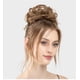thumbnail image 4 of Peluca femenina con cabeza de bola de capullo de flor, fibra química, invisible, esponjosa, natural, peluca de barba larga, anillo de pelo, 4 of 4