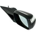 thumbnail image 2 of DAMAIJOY 1pc Right Passenger Side Paintable Power Heated Operate Manual Folding Exterior Door Rear View Mirror with Signal Light for Acura for MDX Base 10-13 Without Auto-Dimming 76200STXA12ZD, 2 of 9