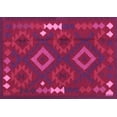 thumbnail image 1 of Ahgly Company Indoor Rectangle Oriental Pink Traditional Area Rugs, 2' x 5', 1 of 4