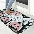 thumbnail image 4 of Heduofu Doormat Pink Pumpkin Halloween Non-Slip Indoor Entryway Door Mat Outdoors/Indoor/Bathroom/Kitchen/Bedroom/Entryway Floor Mats 19.68*47.24 in, 4 of 6