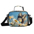 thumbnail image 5 of ALAZA Butterfly Daisy Flowers Lunch Box Insulated Cooler Bag Reusable Tote Bags Shoulder Strap, 5 of 7
