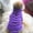 Purple, variant on Dog Fleece Vest Autumn Winter Pet Plaid Jacket Coat for Cold Weather Dog Apparels for Small Medium Large Dogs by DA BOOM