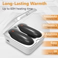 thumbnail image 2 of Hand Warmers Rechargeable 2 Pack, 14000mAh Electric Hand Warmers with Charging Case, Quick Charge Portable Heater,Gifts for Christmas, Winter, Outdoor, Camping, Hunting Accessories, Black, 2 of 13