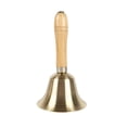 thumbnail image 2 of pitrice Metal Wooden Instrument Wonder Hand Bell Bell Trio With Rhythmic Jingle Easy To Play Christmas Bell, 2 of 6