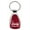 Burgundy, variant on Rubicon Orange Teardrop Key Fob