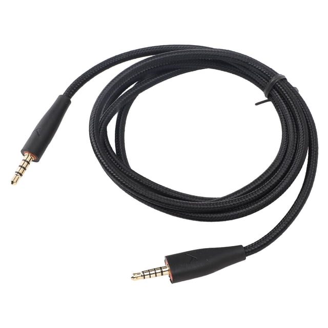 Cable de Repuestro Ofc de 1,2 M parauriculares MMX100, Cable de Auriculares de C Trenzado de 3,5 mm para teléfonos, tabletas, computadoras y otros dispositivos