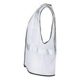 thumbnail image 3 of Kishigo - EV Series Enhanced Visibility Non-ANSI Vest - B120-131 - White - B124, 3 of 4