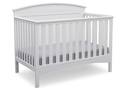Photo 1 of Delta Children Archer 4-in-1 Convertible Crib, Greenguard Gold Certified - Bianca White