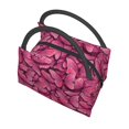 thumbnail image 5 of Vsdgher Butterfly Print Insulated Reusable Bags with Sturdy Zipper and Handles, Foldable Totes for Hot or Cold Food Bring or Delivery, 5 of 8