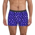 thumbnail image 2 of Bingfone Beautiful Purple Snowflakes Men's Underwear - Casual Stretch Boxer Briefs-X-Large, 2 of 7