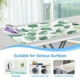 thumbnail image 5 of Green Leaves on White Background Ironing Mat Blanket for Table Top Travel Portable Ironing Board Pad 47.2x27.6 Inch, 5 of 6