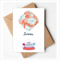 thumbnail image 1 of Green Orange Flower Paint Happy Birthday Greeting Cards Envelopes Blank, 1 of 3