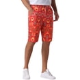 thumbnail image 5 of INSPIRE CHIC Graphic Printed Shorts for Mens Summer Retro Flat Front Boho Floral Shorts 28 Red, 5 of 5