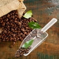 thumbnail image 3 of 8Pcs Plastic Scoop Mini Clear Flour Ice Candy Dessert Buffet Popcorn Scoop Shovel (White), 3 of 4