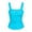 C-Blue131, variant on DHFJKG Solid Color Tankini Swimsuit Tops For Women Summer Beach Adjustable Straps Square Neck Swim Tank Top Trendy Beachwear