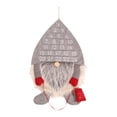 thumbnail image 2 of Calendario de Adviento de Navidad perfecl colgante decoración de árbol no tejido gris 24 días, 2 of 8