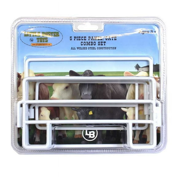 Little Buster Toys 1/16th 5 Piece White Panel/Gate Combo Set 200832