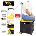 thumbnail image 4 of dbest products Quik Cart Pro Chariot à Main Pliable avec Tabouret de Siège de Couvercle, Jaune, 4 of 6
