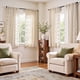 thumbnail image 1 of Cortinas Jinchan Belrose, mezcla de lino, color beige, 160 x 160 cm, 4 paneles, 1 of 5
