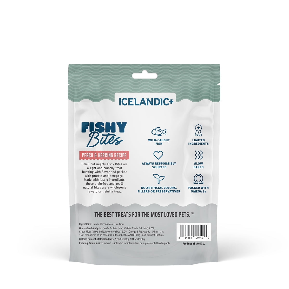 (Pack Of 6) Icelandic Plus Dog Treat Fishy Bites 2 Oz