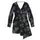 thumbnail image 1 of Bar III Vestido Celestial Asimétrico para Mujer, Negro, 0, 1 of 2