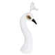 thumbnail image 1 of Cabeza de maniquí de pavo real con arreglo floral, figura de escritorio, decoración del hogar Blanco, 1 of 9