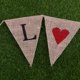 thumbnail image 3 of GOOHOCHY 2 metros Carta de amor con corazón Banderines para el día de San Valentín Banderines Banderas Guirnaldas románticas Decoraciones para bodas Fiesta de propuesta de despedida de soltera, 3 of 7