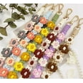 thumbnail image 4 of Correa de Bolso de Flores de Ganchillo Hecha a Mano – Correa de Hombro Larga Tejida Estilo Boho para Bolsos Cruzados, Estilo Floral Bohemio para Mujer, 4 of 7