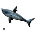 thumbnail image 2 of Kids Inflatable Toy Shark Shape Summer Toy Pool Float Trick Toy Water Float, 2 of 9