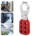 thumbnail image 1 of Fyydes Lockout Hasp Acier Sécurité Nipper Lock 6 Trous Acier Rangée Multiple Gestion Nylon PA, Hasp de Verrouillage pour, Lockout Sécurité Approvisionnement, 1 of 8