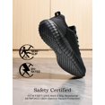 thumbnail image 4 of Zapatos de Trabajo Antideslizantes para Hombre Bruno Marc Negro Talla 7.5, 4 of 9