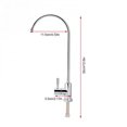 thumbnail image 4 of 1/4'' Stainless Steel Kitchen Sink Faucet Tap Chrome Reverse Osmosis RO Drinking Water Filter Tool, 4 of 6