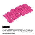 thumbnail image 4 of Artificial Rosa Flores Cabezas, Rosa Rojoes 0.8 Pulgada-1 Pulgada  para DIY Manualidades Boda y Fiesta Decoración Pack de 432, 4 of 6