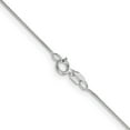 thumbnail image 3 of 14K White Gold Box Chain Styles Necklace 18 inch .5 mm with Spring Ring Clasp 0.5, 3 of 4